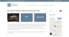 Desktop Screenshot of garrettfamilymedicine.com